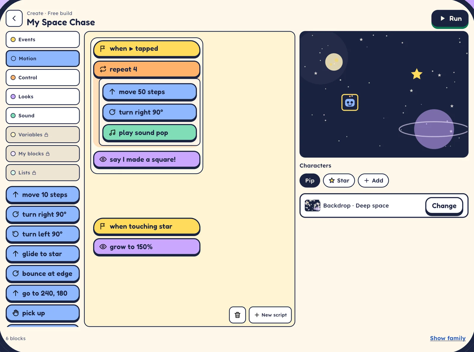 Build your own scenes