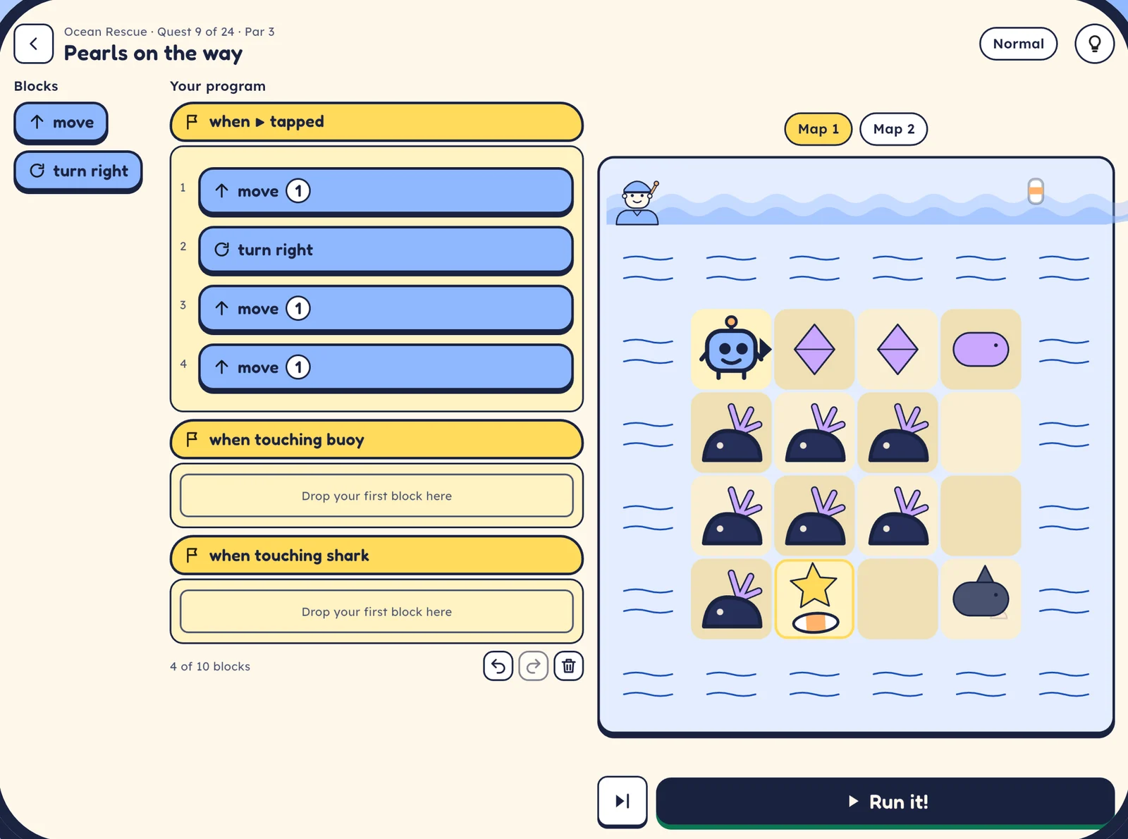 Loops, conditions, events