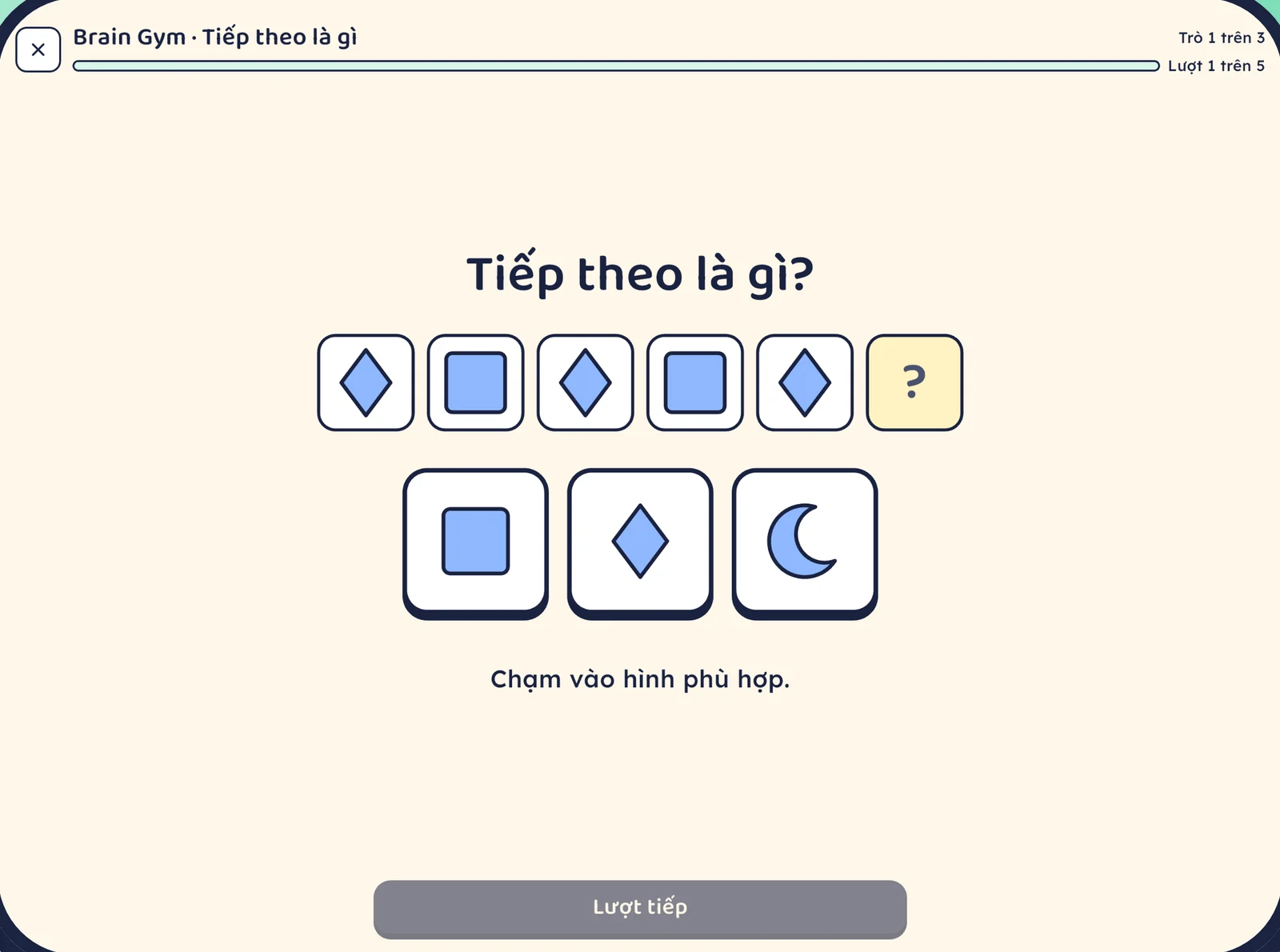 Khởi động trí não 3 phút